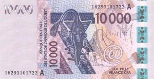 Gallery image for West African States p118Ap: 10000 Francs