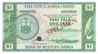 p16s from Western Samoa: 1 Tala from 1967