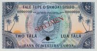 p17s from Western Samoa: 2 Tala from 1967