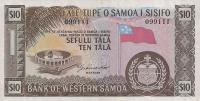 p18b from Western Samoa: 10 Tala from 1967