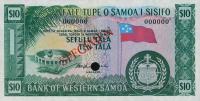 p18ct from Western Samoa: 10 Tala from 1967