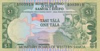 Gallery image for Western Samoa p19a: 1 Tala from 1980