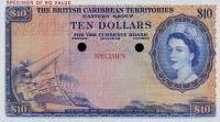 Gallery image for British Caribbean Territories p10ct: 10 Dollars
