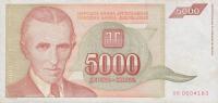 Gallery image for Yugoslavia p128a: 5000 Dinara