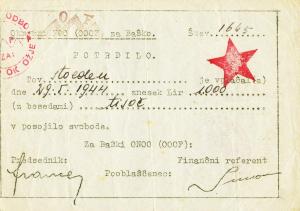 pS173 from Yugoslavia: 1000 Lir from 1944