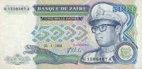 p37a from Zaire: 5000 Zaires from 1988