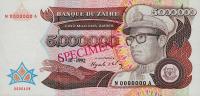 p46s from Zaire: 5000000 Zaires from 1992