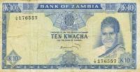 p12c from Zambia: 10 Kwacha from 1969