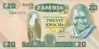 p27d from Zambia: 20 Kwacha from 1980