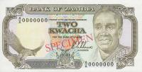 p29s from Zambia: 2 Kwacha from 1989