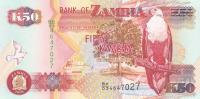Gallery image for Zambia p37g: 50 Kwacha from 2008