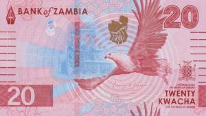 p63 from Zambia: 20 Kwacha from 2024 p63 from Zambia: 20 Kwacha from 2024