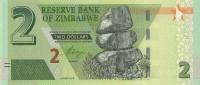 p101 from Zimbabwe: 2 Dollars from 2019