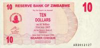 p39 from Zimbabwe: 10 Dollars from 2006