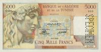 Gallery image for Algeria p109s: 5000 Francs