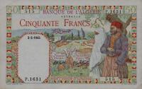 p87a from Algeria: 50 Francs from 1942