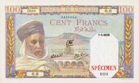 Gallery image for Algeria p88s: 100 Francs