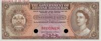 Gallery image for British Honduras p29ct: 2 Dollars