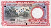 Gallery image for British West Africa p10s: 20 Shillings
