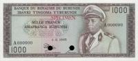 Gallery image for Burundi p19ct: 1000 Francs