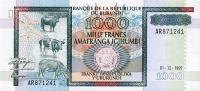 p39b from Burundi: 1000 Francs from 1997