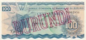 p5 from Burundi: 100 Francs from 1964