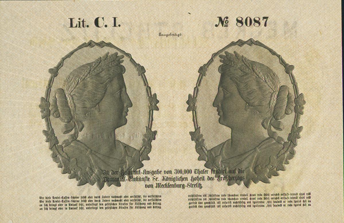 Back of German States pS356: 25 Thalers from 1869