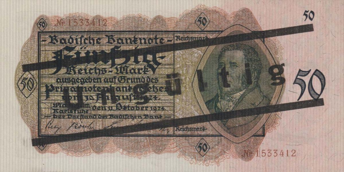 Front of German States pS915b: 100000000 Reichsmark from 1924