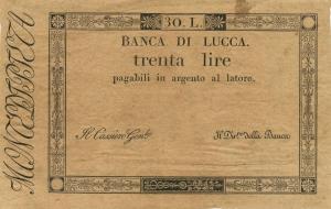pS263 from Italian States: 30 Lire from 1813 pS263 from Italian States: 30 Lire from 1813