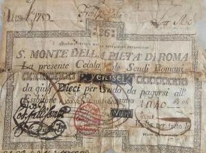 pS324 from Italian States: 26 Scudi from 1786 pS324 from Italian States: 26 Scudi from 1786