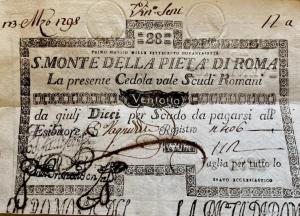 pS326 from Italian States: 28 Scudi from 1786 pS326 from Italian States: 28 Scudi from 1786