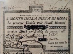 pS360 from Italian States: 120 Scudi from 1788 pS360 from Italian States: 120 Scudi from 1788