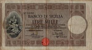 pS899 from Italian States: 1000 Lire from 1897 pS899 from Italian States: 1000 Lire from 1897
