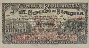 pS1124a from Mexico, Revolutionary: 20 Pesos from 1914