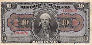 Gallery image for Mexico, Revolutionary pS686a: 10 Pesos