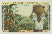 p7s from Cameroon: 1000 Francs from 1961