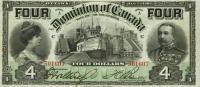 p26A from Canada: 4 Dollars from 1902