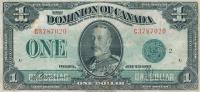 p33j from Canada: 1 Dollar from 1923