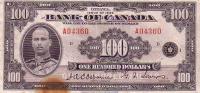 p52 from Canada: 100 Dollars from 1935