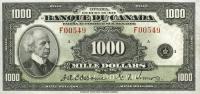 p57 from Canada: 1000 Dollars from 1935