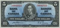 Gallery image for Canada p60a: 5 Dollars from 1937