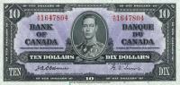 Gallery image for Canada p61a: 10 Dollars from 1937