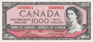 Gallery image for Canada p83c: 1000 Dollars