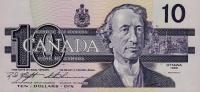 Gallery image for Canada p96c: 10 Dollars from 1989