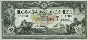 Gallery image for Canada pS966a: 10 Dollars