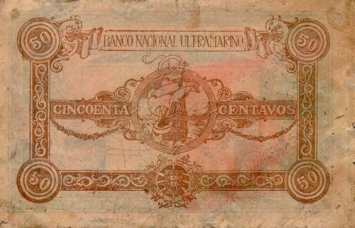 Back of Cape Verde p19: 50 Centavos from 1920