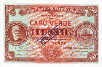 p37s from Cape Verde: 50 Escudos from 1921