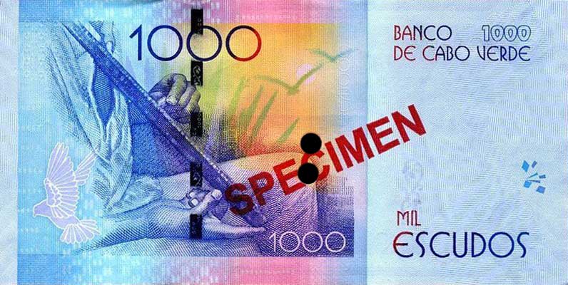 Back of Cape Verde p73s: 1000 Escudos from 2014