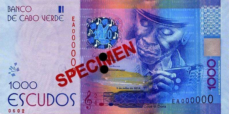 Front of Cape Verde p73s: 1000 Escudos from 2014