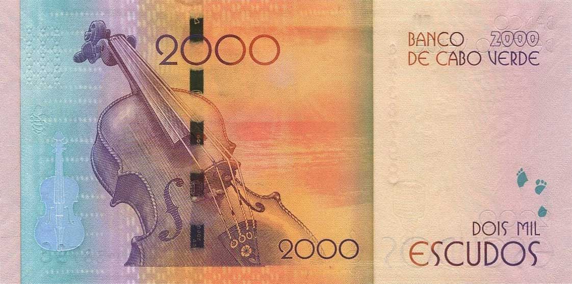 Back of Cape Verde p74a: 2000 Escudos from 2014